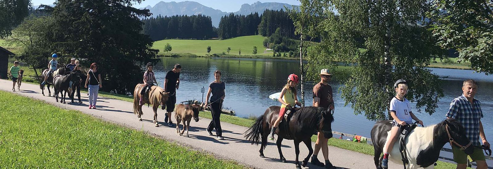 Ponyreiten in Nesselwang im Allgäu
